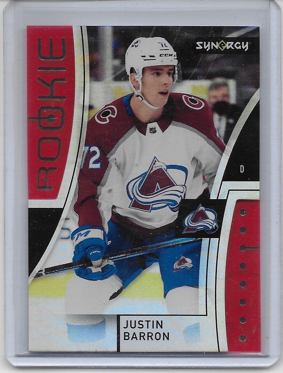 Justin Barron 2021-22 Upper Deck Synergy #104 Red Codes SNS Cards 